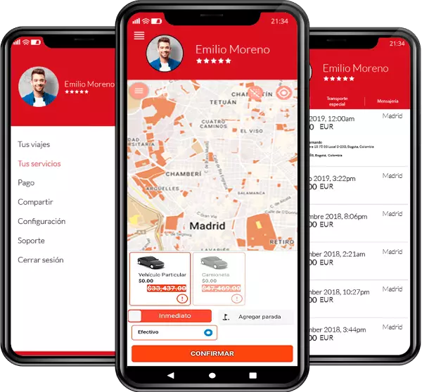 Caracteristicas Solicitud de servicios