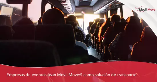 Empresas de eventos usan Movil Move® como solución de transporte