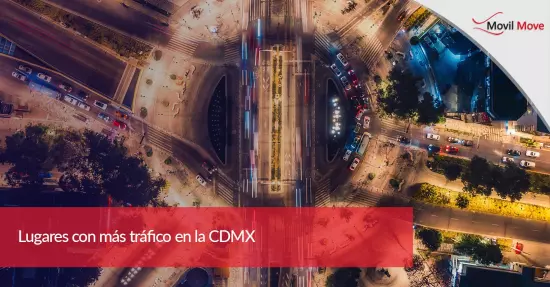 Lugares con más tráfico en la CDMX